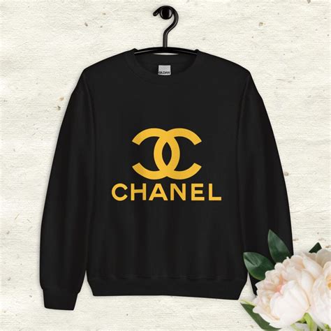 chanel hoodie 2018|authentic chanel logo sweater.